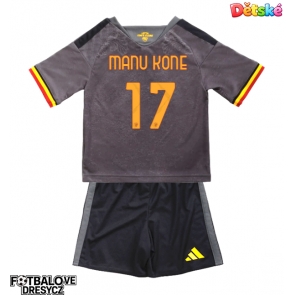 AS Roma Manu Kone #17 Dětské Alternativní dres komplet 2026-27 Krátký Rukáv (+ trenýrky)